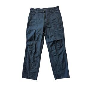 Anthropologie PILCRO Woman's Carpente/Cargo Jeans/Pants size 28, Black/Dark Gray